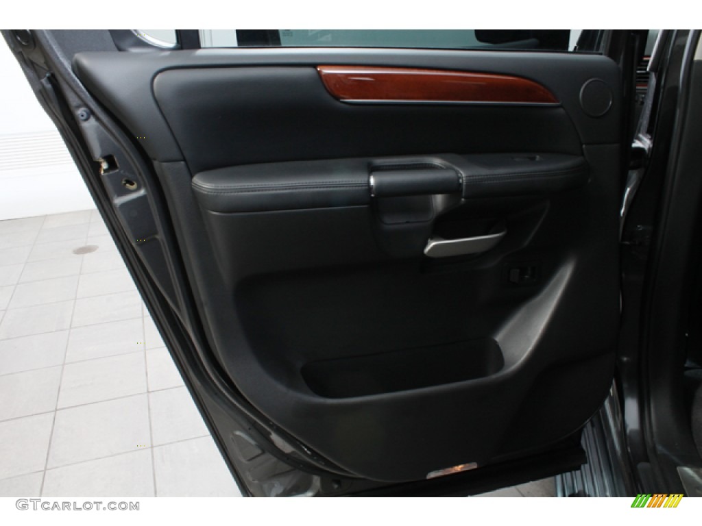 2010 Infiniti QX 56 4WD Graphite Door Panel Photo #65583368