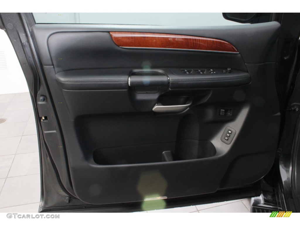 2010 Infiniti QX 56 4WD Graphite Door Panel Photo #65583377