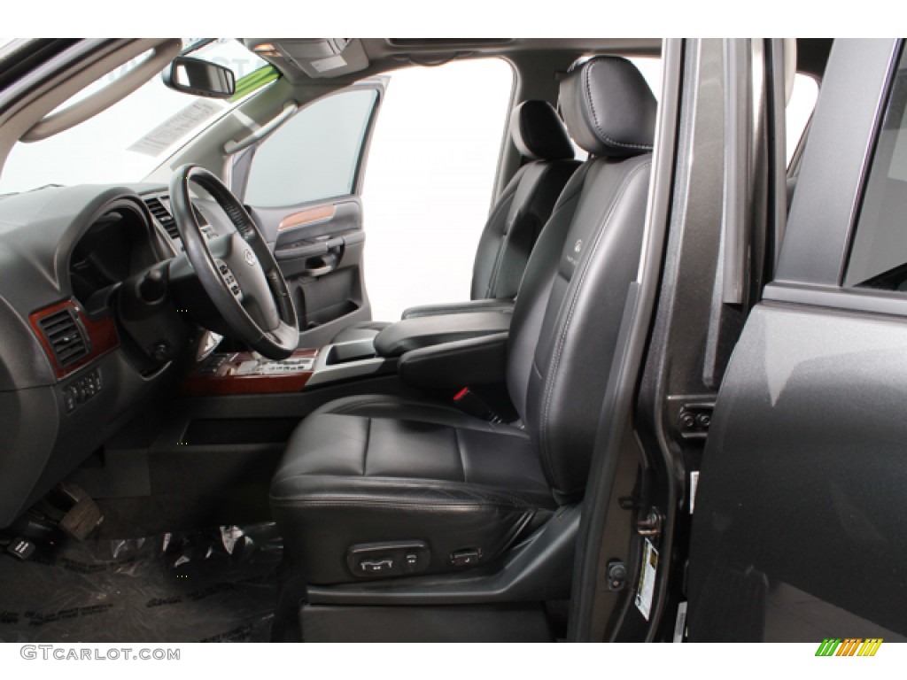 Graphite Interior 2010 Infiniti QX 56 4WD Photo #65583395