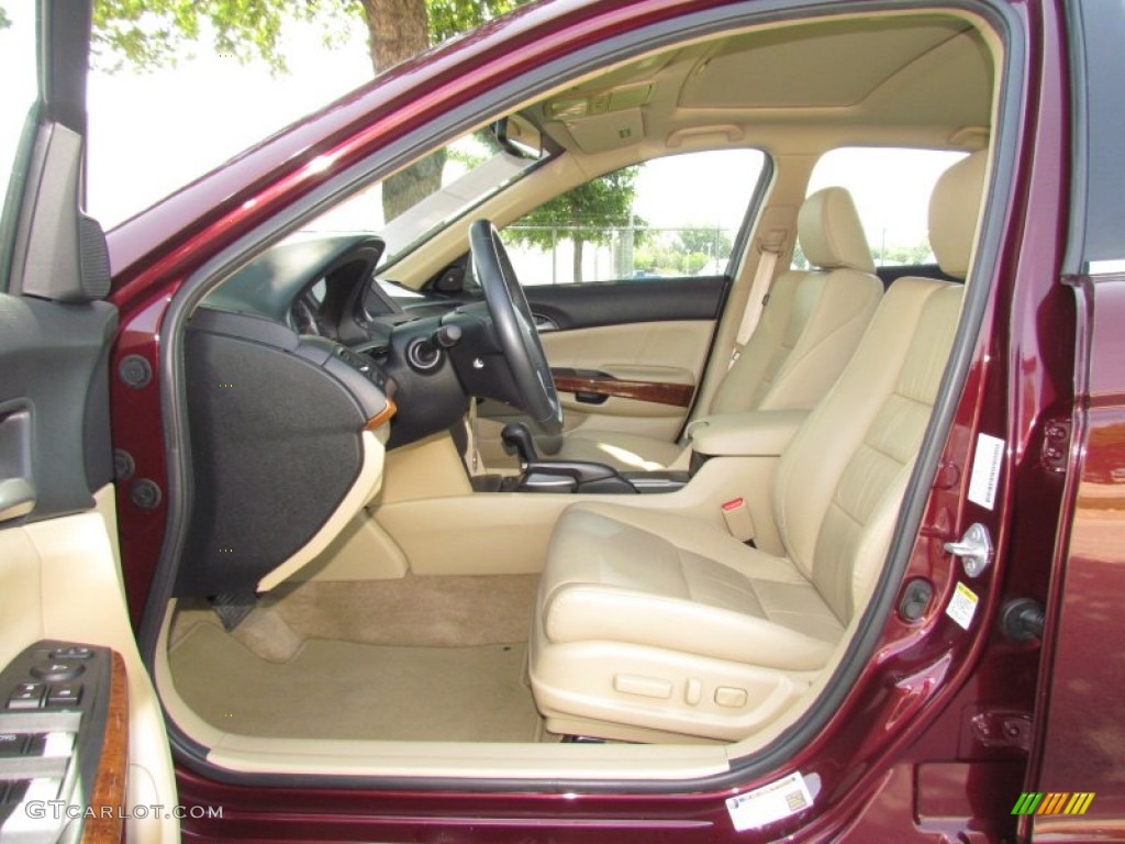 2011 Accord EX-L Sedan - Basque Red Pearl / Ivory photo #9