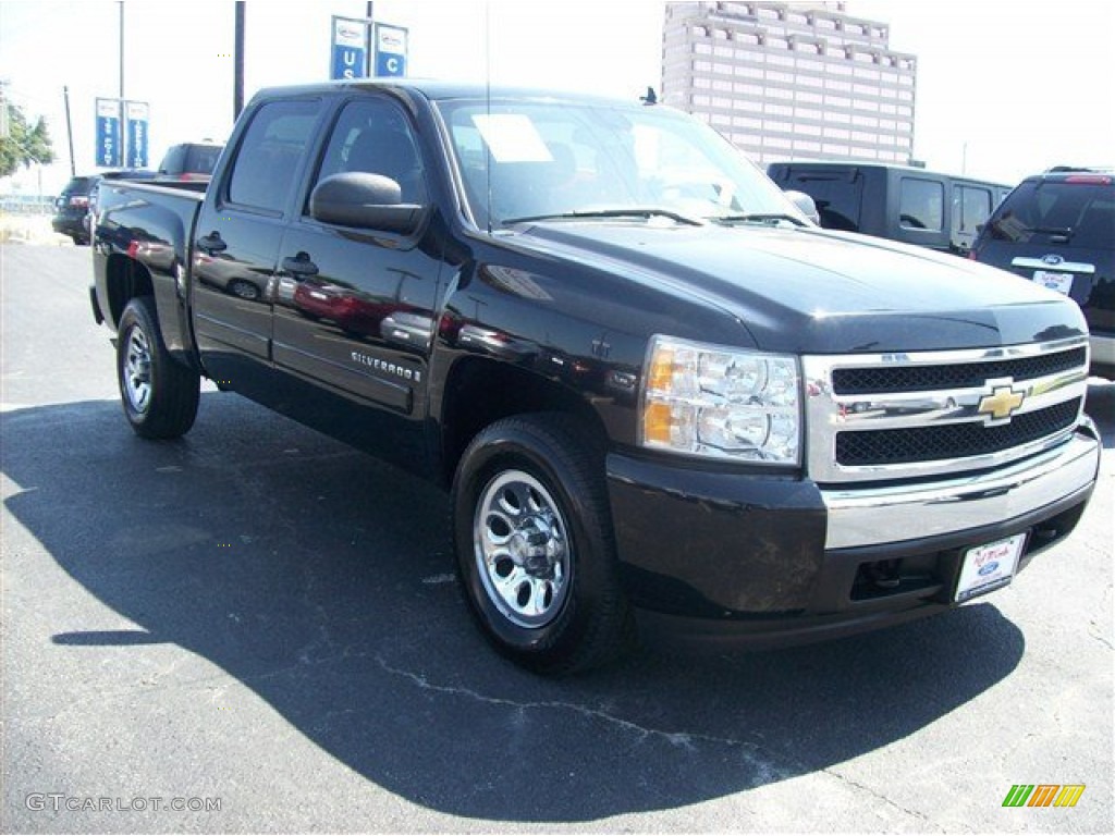 2008 Silverado 1500 LT Crew Cab - Black / Ebony photo #1