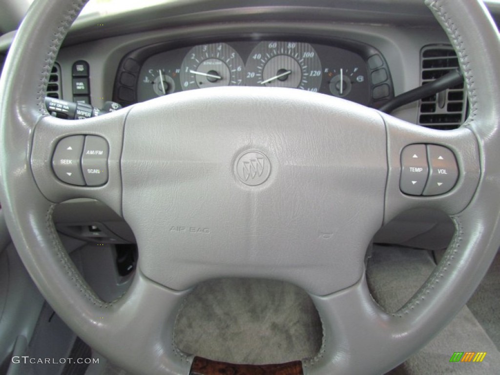 2004 Buick Park Avenue Ultra Medium Gray Steering Wheel Photo #65583909