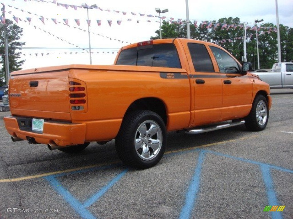 2004 Ram 1500 HEMI GTX Regular Cab - Custom Orange / Dark Slate Gray/Orange photo #5