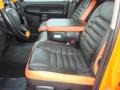 Dark Slate Gray/Orange 2004 Dodge Ram 1500 HEMI GTX Regular Cab Interior Color