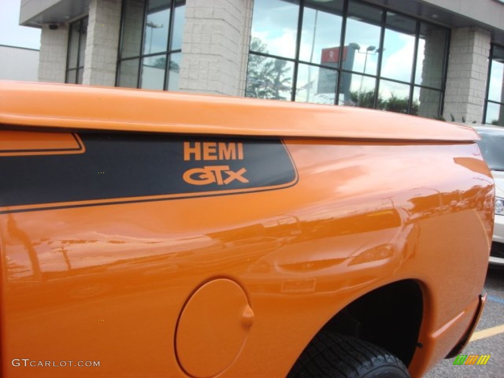 2004 Ram 1500 HEMI GTX Regular Cab - Custom Orange / Dark Slate Gray/Orange photo #23