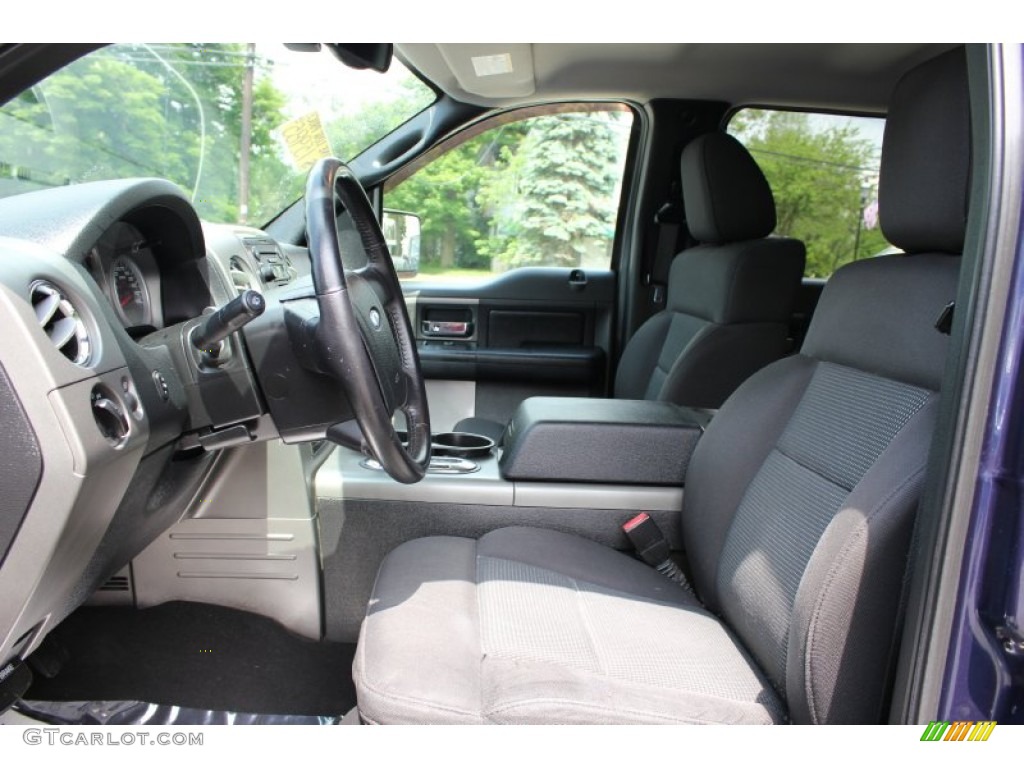 2005 F150 FX4 SuperCrew 4x4 - True Blue Metallic / Medium Flint/Dark Flint Grey photo #9