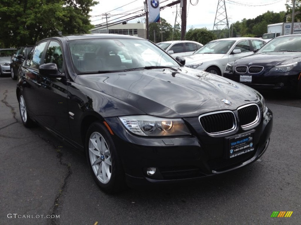 2010 3 Series 328i xDrive Sedan - Black Sapphire Metallic / Gray Dakota Leather photo #3