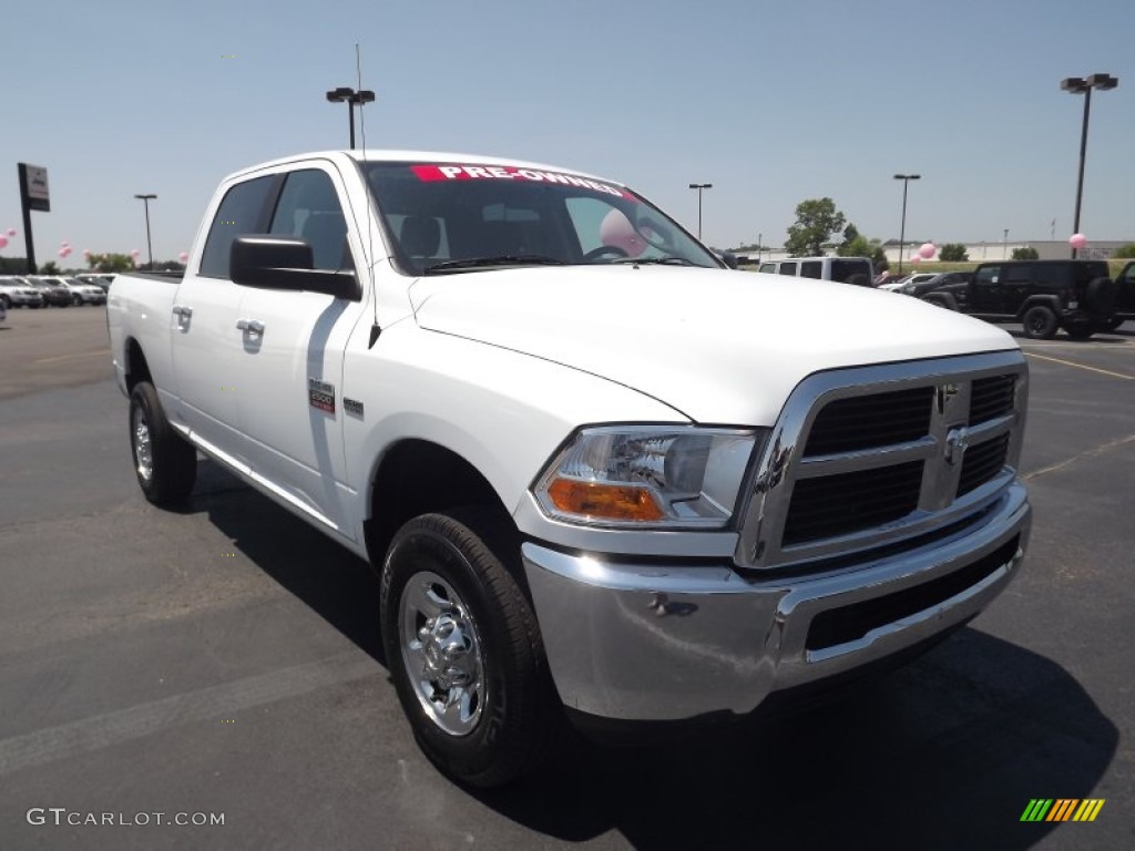 Bright White 2012 Dodge Ram 2500 HD SLT Crew Cab 4x4 Exterior Photo #65587244