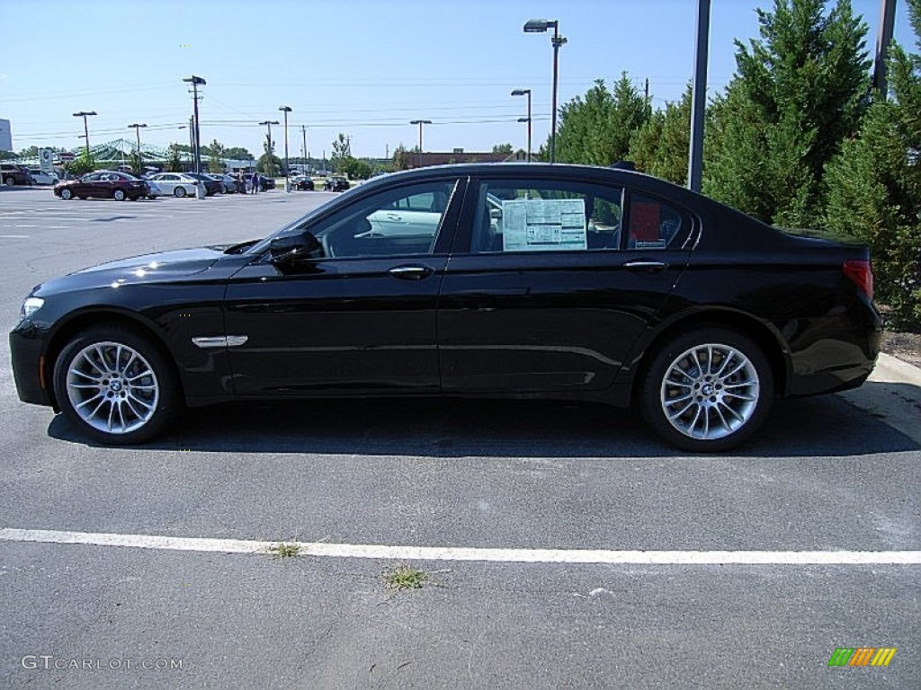 2012 7 Series 750Li Sedan - Black Sapphire Metallic / Black photo #1