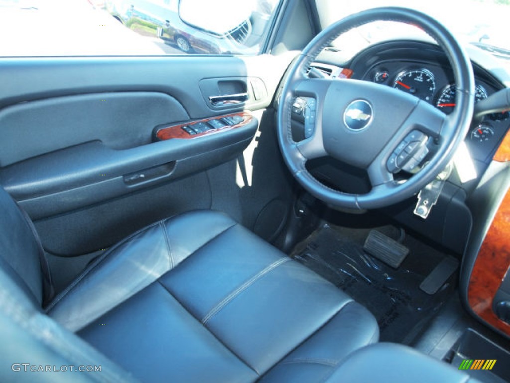 2009 Silverado 1500 LTZ Extended Cab 4x4 - Black Granite Metallic / Ebony photo #11