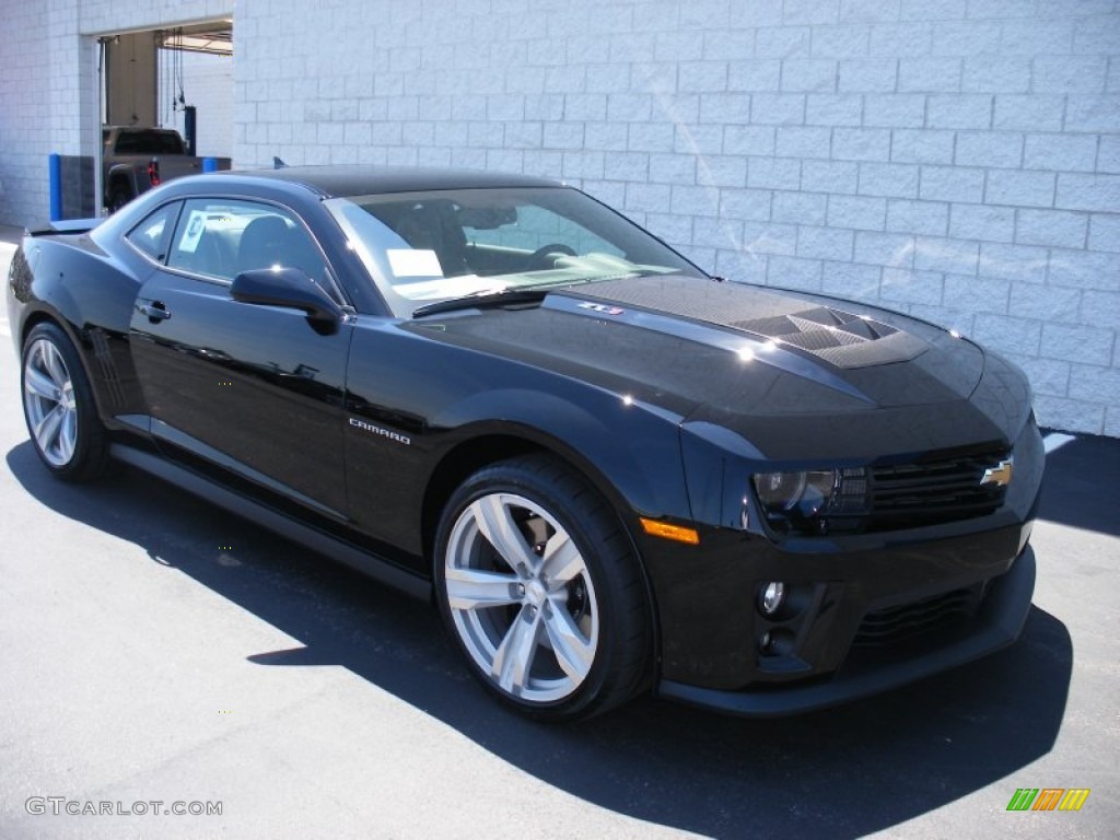 2012 Camaro ZL1 - Black / Black photo #6