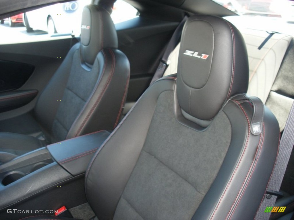 Black Interior 2012 Chevrolet Camaro ZL1 Photo #65589617