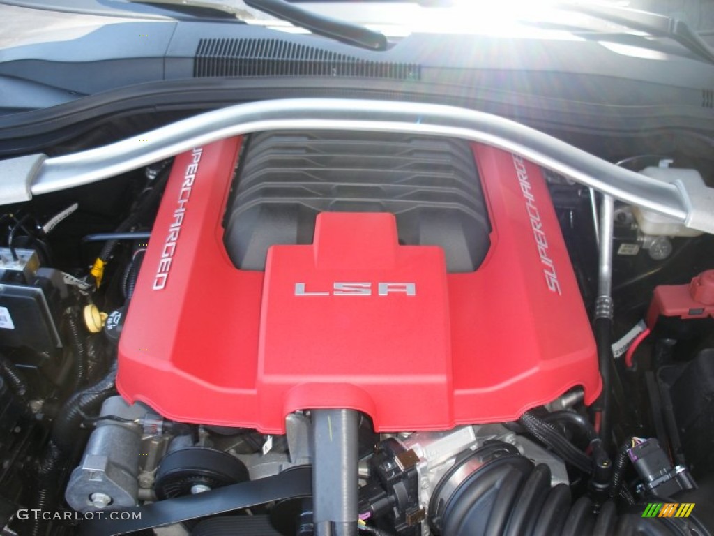 2012 Chevrolet Camaro ZL1 6.2 Liter Eaton Supercharged OHV 16-Valve LSA V8 Engine Photo #65589857