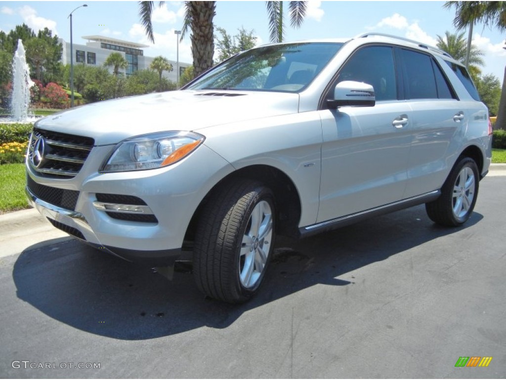 Iridium Silver Metallic 2012 Mercedes-Benz ML 350 4Matic Exterior Photo #65589902