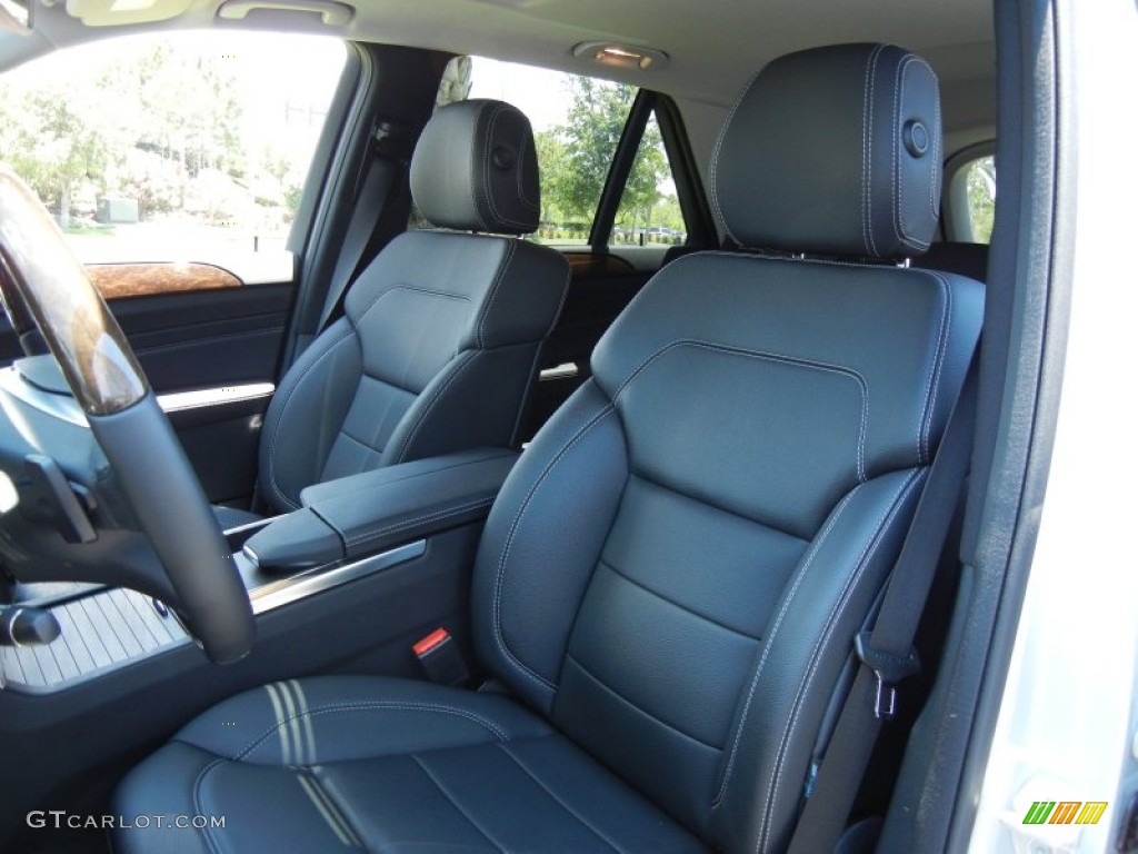 Black Interior 2012 Mercedes-Benz ML 350 4Matic Photo #65590007
