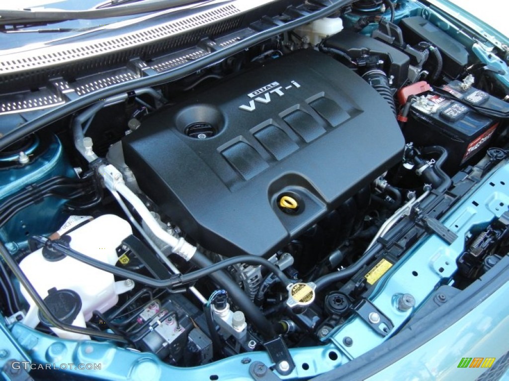 2009 Toyota Corolla Standard Corolla Model 1.8 Liter DOHC 16-Valve VVT-i Inline 4 Cylinder Engine Photo #65591111