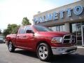 2009 Inferno Red Crystal Pearl Dodge Ram 1500 SLT Quad Cab  photo #2