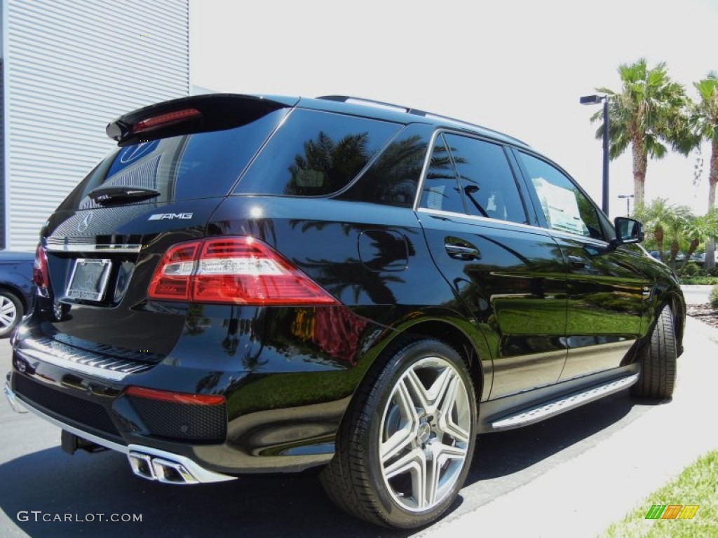 Black 2012 Mercedes-Benz ML 63 AMG 4Matic Exterior Photo #65591786