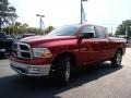 2009 Inferno Red Crystal Pearl Dodge Ram 1500 SLT Quad Cab  photo #29