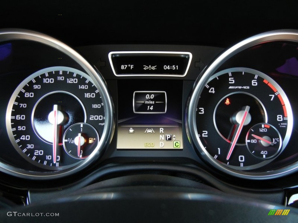 2012 Mercedes-Benz ML 63 AMG 4Matic Gauges Photo #65591930