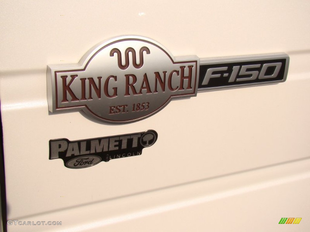 2011 F150 King Ranch SuperCrew 4x4 - White Platinum Metallic Tri-Coat / Chaparral Leather photo #36