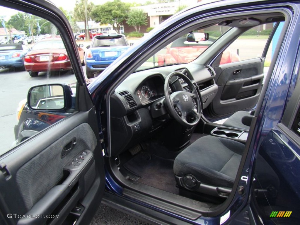2006 CR-V EX 4WD - Royal Blue Pearl / Black photo #9