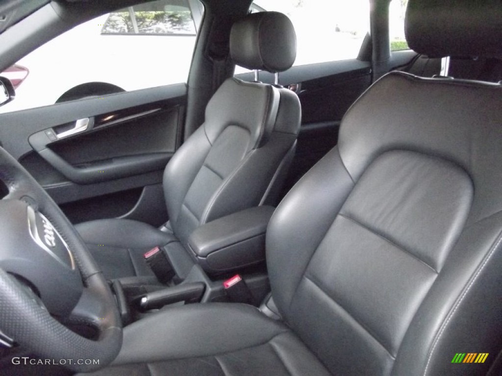 Black Interior 2008 Audi A3 2.0T Photo #65594075