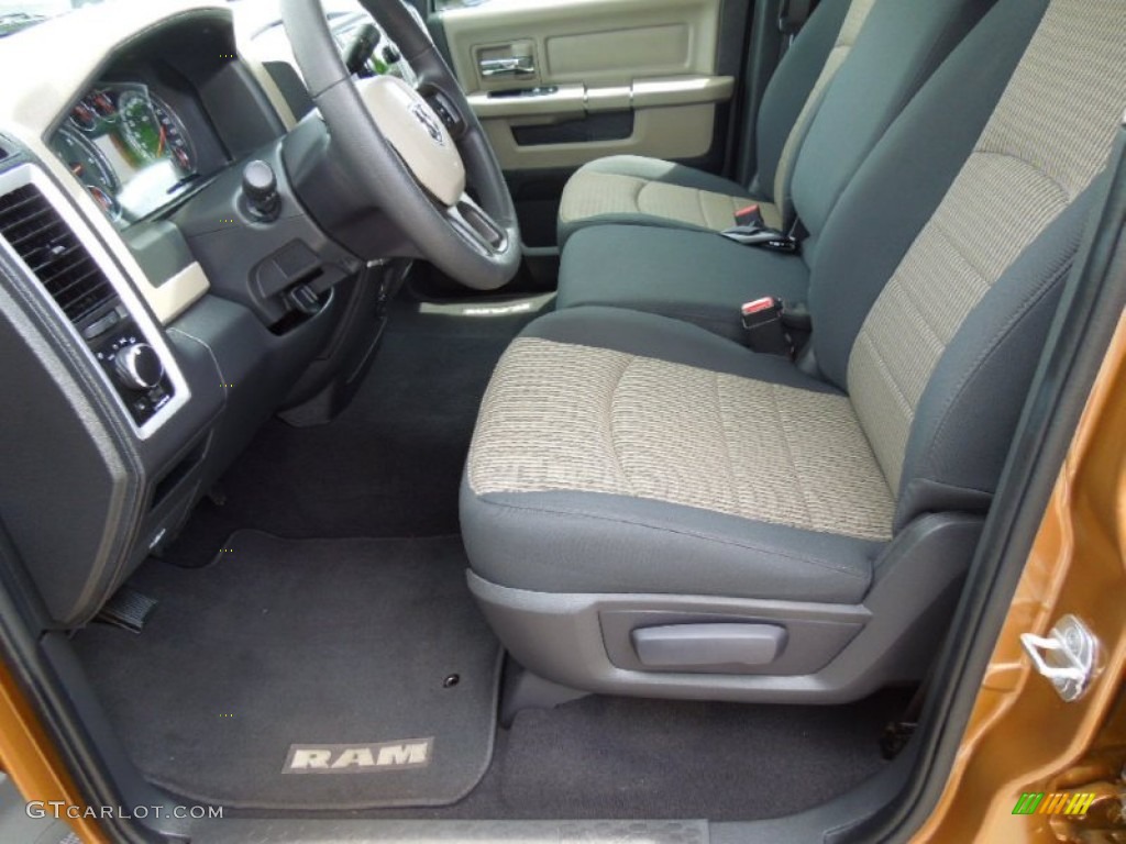 2012 Ram 1500 SLT Quad Cab - Saddle Brown Pearl / Dark Slate Gray/Medium Graystone photo #8