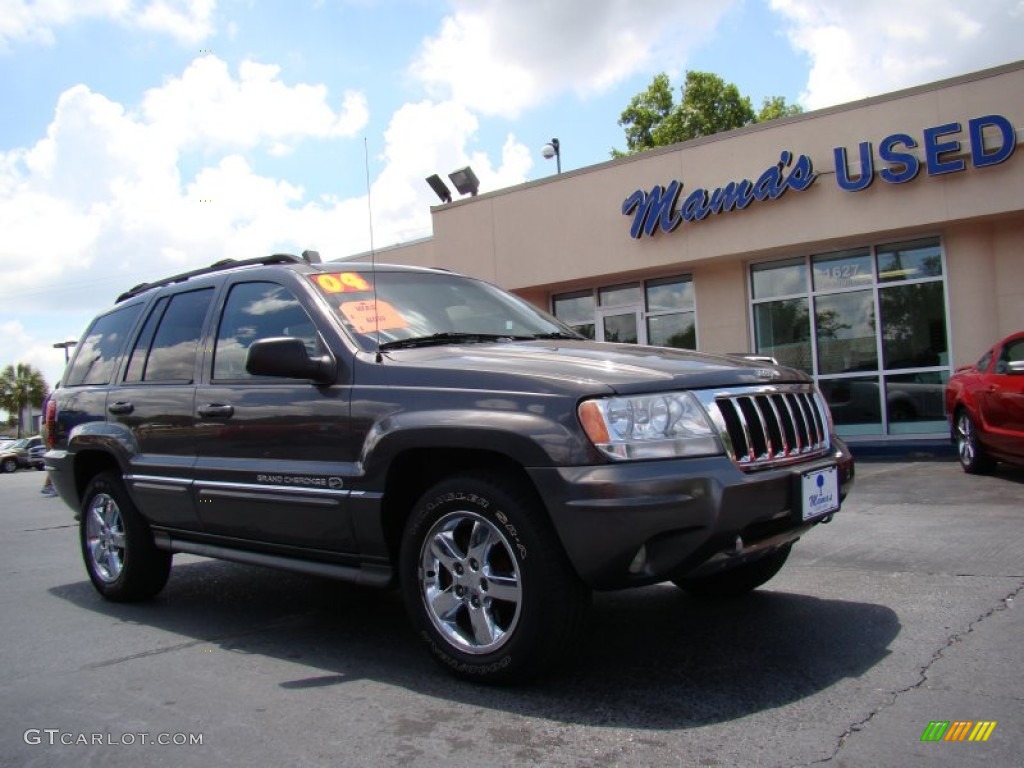 2004 Grand Cherokee Overland 4x4 - Graphite Metallic / Dark Slate Gray photo #2