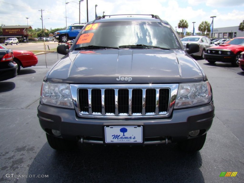 2004 Grand Cherokee Overland 4x4 - Graphite Metallic / Dark Slate Gray photo #3
