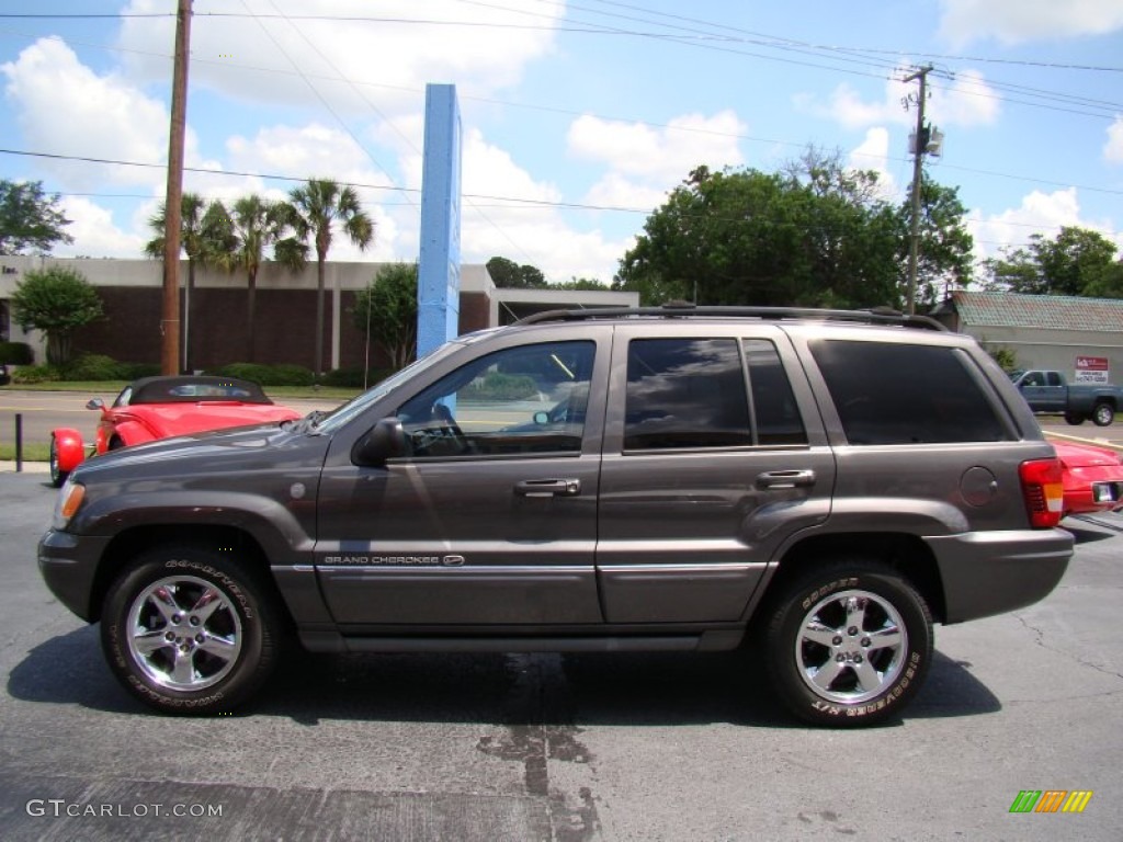 2004 Grand Cherokee Overland 4x4 - Graphite Metallic / Dark Slate Gray photo #5