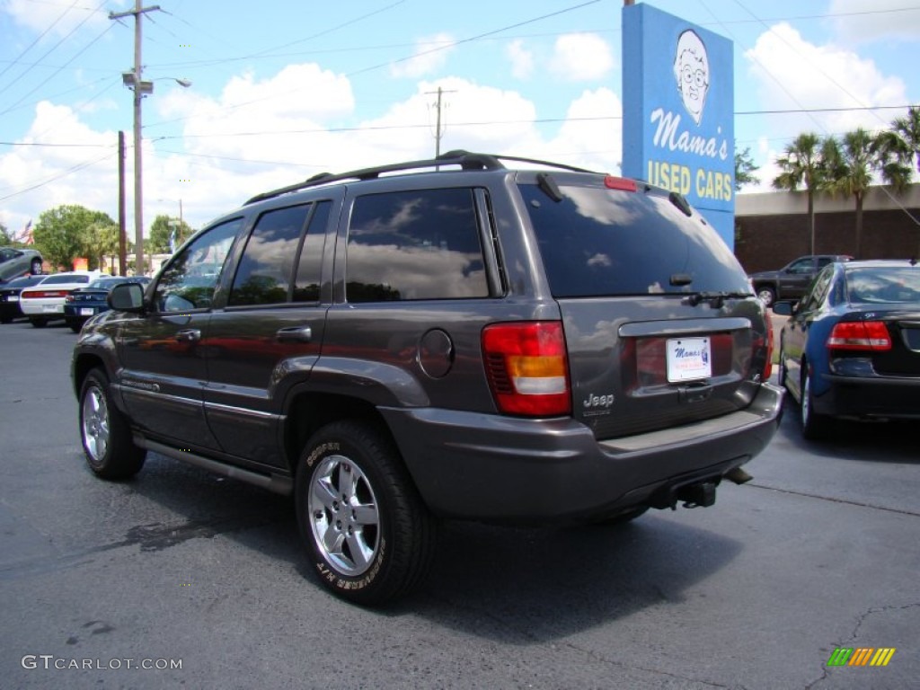 2004 Grand Cherokee Overland 4x4 - Graphite Metallic / Dark Slate Gray photo #6