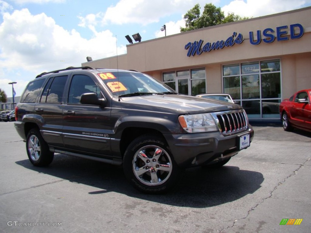 2004 Grand Cherokee Overland 4x4 - Graphite Metallic / Dark Slate Gray photo #30