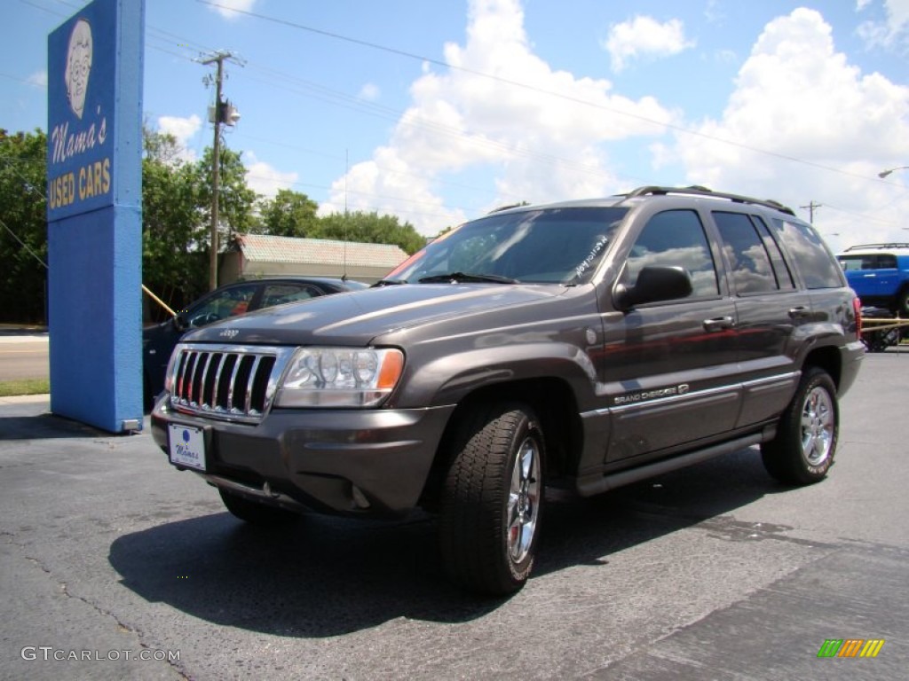 2004 Grand Cherokee Overland 4x4 - Graphite Metallic / Dark Slate Gray photo #31