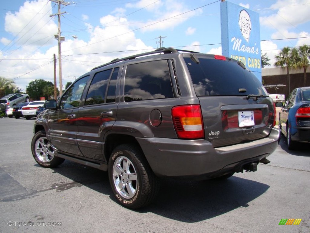 2004 Grand Cherokee Overland 4x4 - Graphite Metallic / Dark Slate Gray photo #32