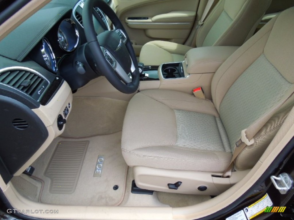 Black/Light Frost Beige Interior 2012 Chrysler 300 Standard 300 Model Photo #65595491