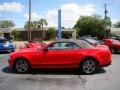 2011 Race Red Ford Mustang V6 Premium Convertible  photo #5