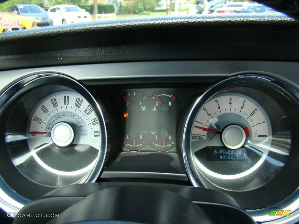 2011 Mustang V6 Premium Convertible - Race Red / Stone photo #21