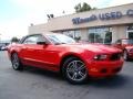2011 Race Red Ford Mustang V6 Premium Convertible  photo #26