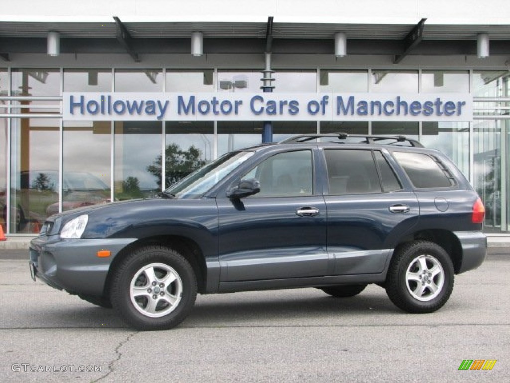 2004 Santa Fe LX - Moonlit Blue / Gray photo #1