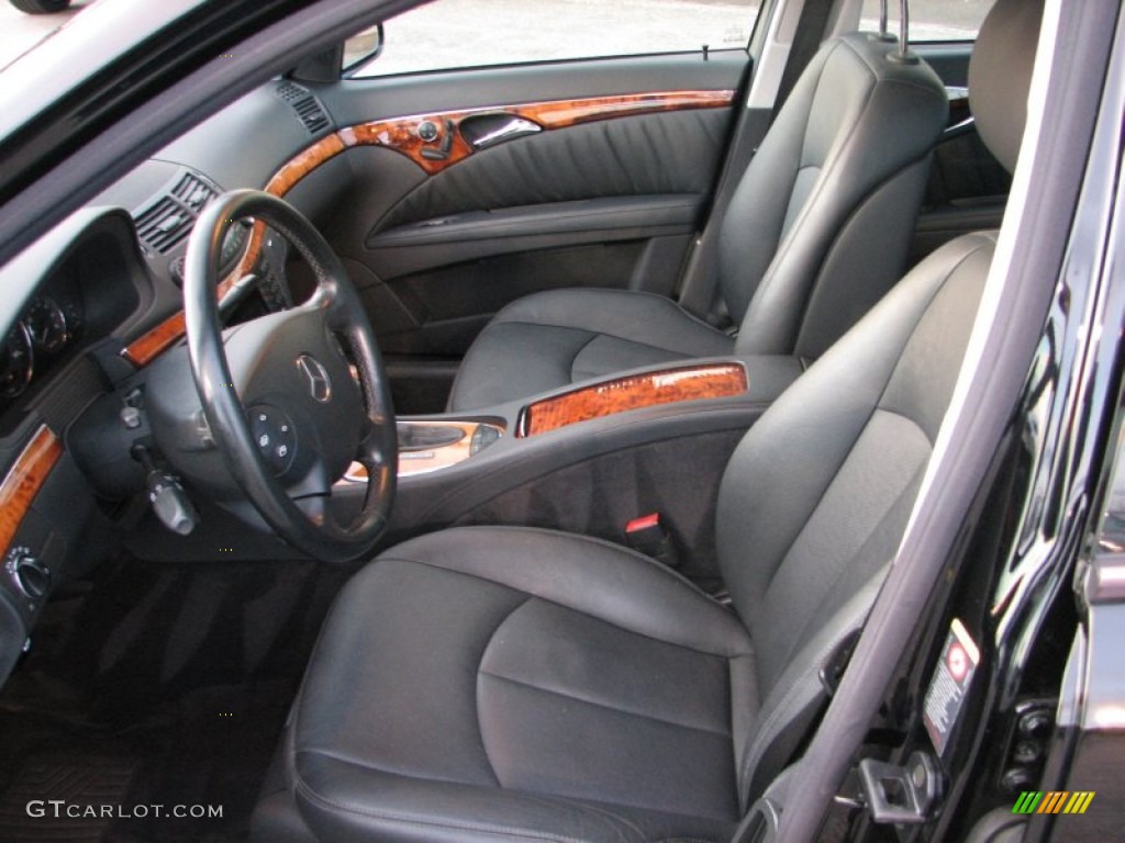Charcoal Interior 2005 Mercedes-Benz E 500 4Matic Wagon Photo #65597111