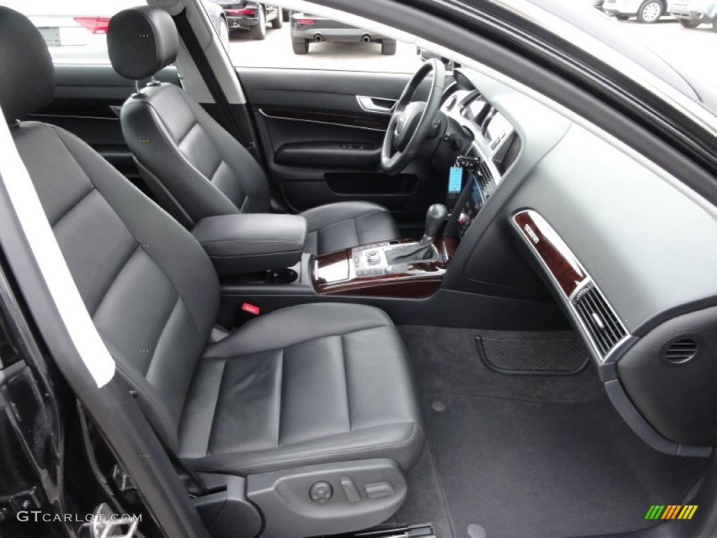 Black Interior 2010 Audi A6 3.0 TFSI quattro Sedan Photo #65599031