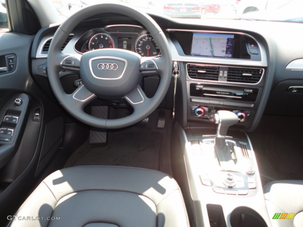 2013 Audi Allroad 2.0T quattro Avant Black Dashboard Photo #65599973
