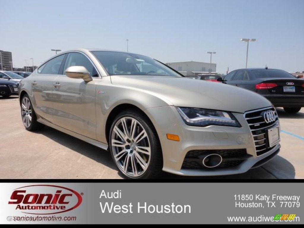 2012 A7 3.0T quattro Prestige - Savana Beige Pearl Effect / Velvet Beige photo #1