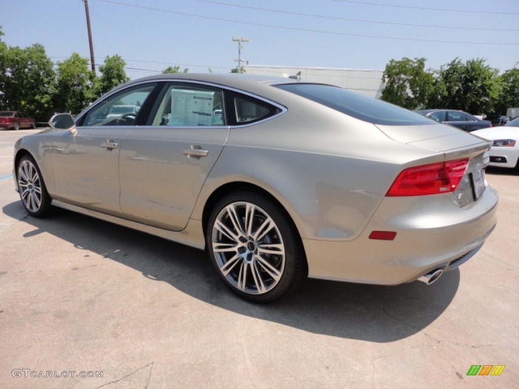 Savana Beige Pearl Effect 2012 Audi A7 3.0T quattro Prestige Exterior Photo #65600027