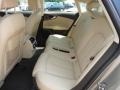 2012 Audi A7 Velvet Beige Interior Rear Seat Photo