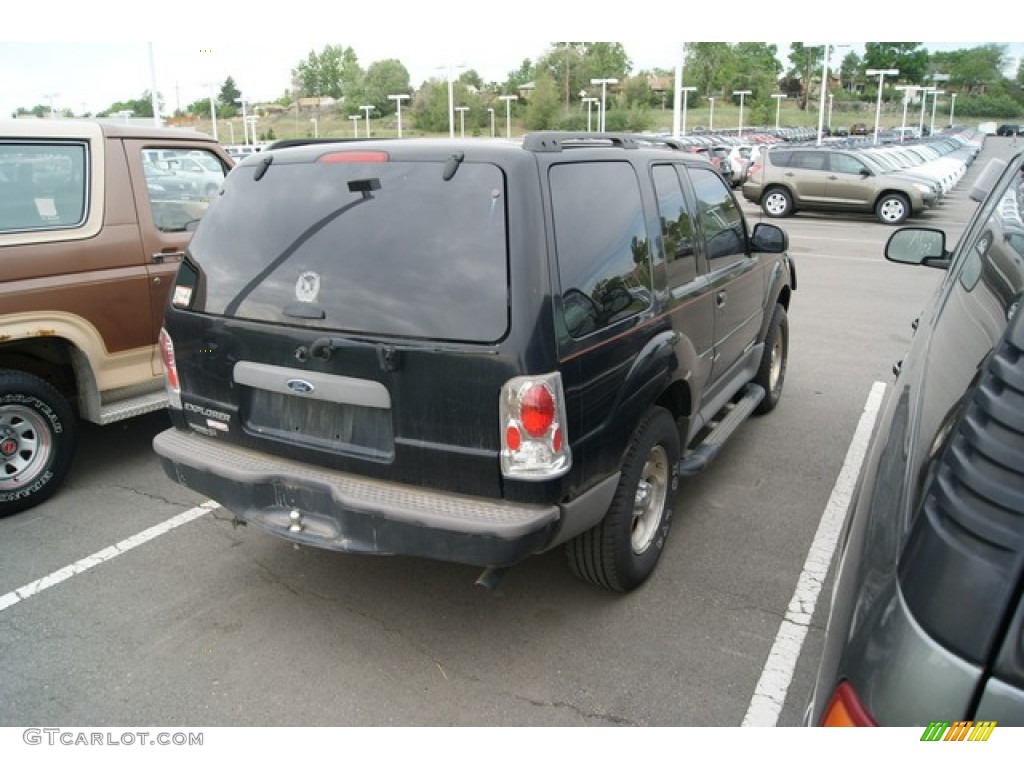 2001 Explorer Sport 4x4 - Black / Medium Prairie Tan photo #2