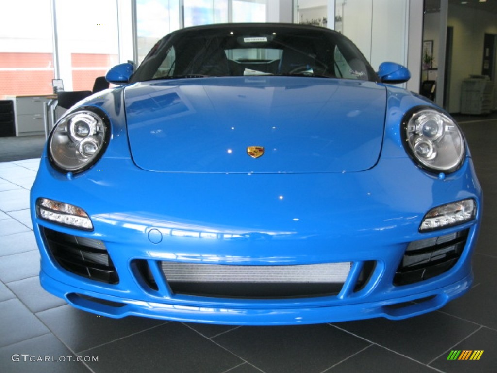Pure Blue 2011 Porsche 911 Speedster Exterior Photo #65600483
