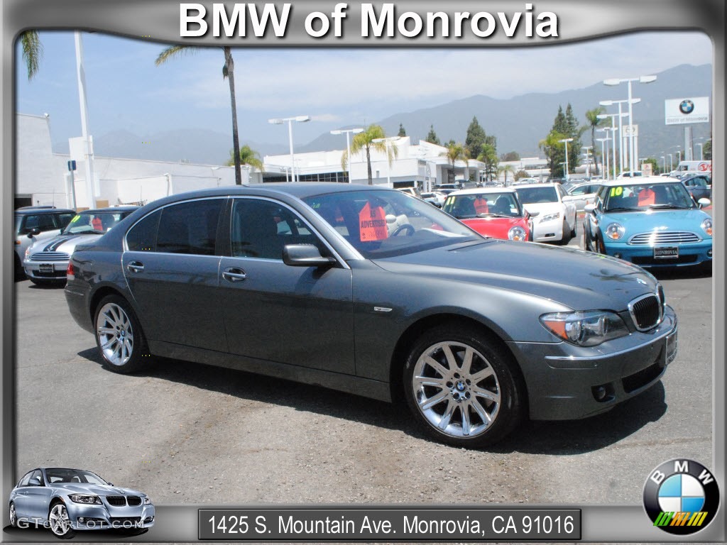 2006 7 Series 750Li Sedan - Titanium Grey Metallic / Black/Black photo #1