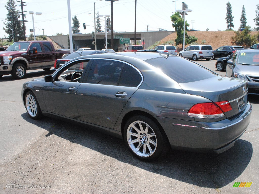 2006 7 Series 750Li Sedan - Titanium Grey Metallic / Black/Black photo #6